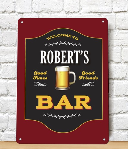 Personalised pub bar sign - pub,