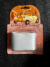 Wedding Car Ribbon 6m White