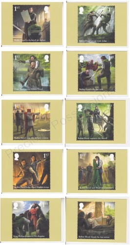 Used fdi phq - gb, postcards