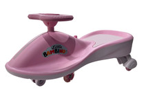 Kids Wiggle Swing Car Ride On Swivel Push Scooter Toy for Toddlers – Pink