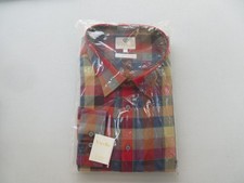 Men's Vyella  multi colour large check long sleeve casual shirt size 53cm/21in