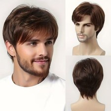 Synthetic Wigs For Men Party
