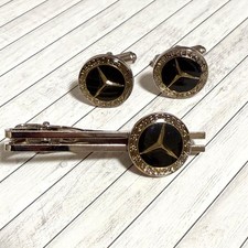 MercedesBenz tie pin cufflinks
