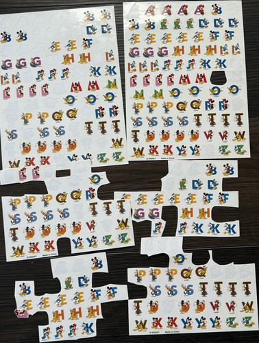 Disney scrapbook stickers - disney,