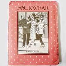 Folkwear Sewing Pattern Jewels of India 135 Kurta Shirt Kamiz Tunic Churidar New