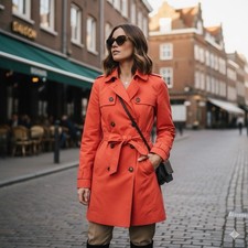 ZARA Coat Jacket Trench Wrap