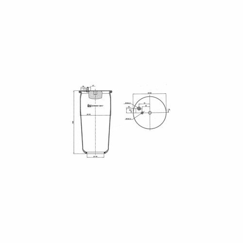 Rear air spring - air,