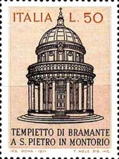 Italy 1971 Temple di Bramante San Pietro in Montorio Rome SG 1280 MNH mint