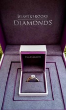 Beaverbrooks 18ct Gold Diamond Halo Ring Size O  still for sale In Store