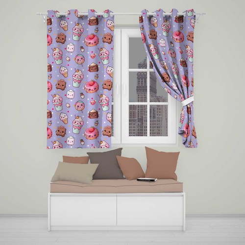 Blackout eyelet curtains - blackout,