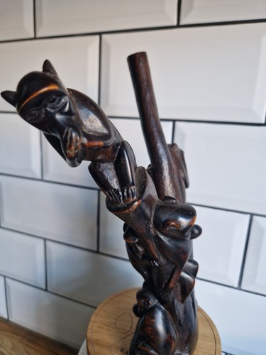 Hand carved three wise monkeys - hand,