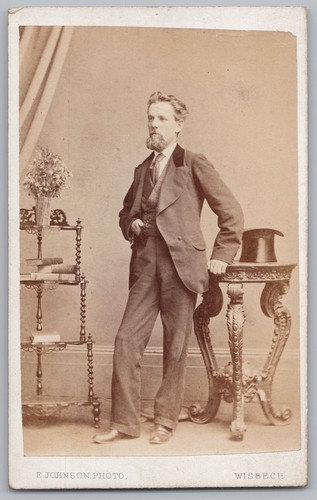 Cdv gentleman with top - gentleman, hat