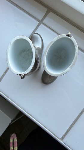 Pair grenadier silver - pair,