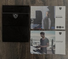 GENUINE PEUGEOT BOXER WELCOME BOOKLET AND SERVICE BOOK WITH WALLET 2020-2025