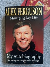ALEX FERGUSON SIGNED MANAGING