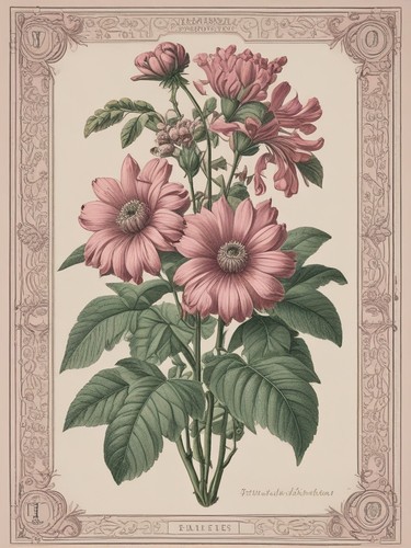 Vintage botanical - botanical,