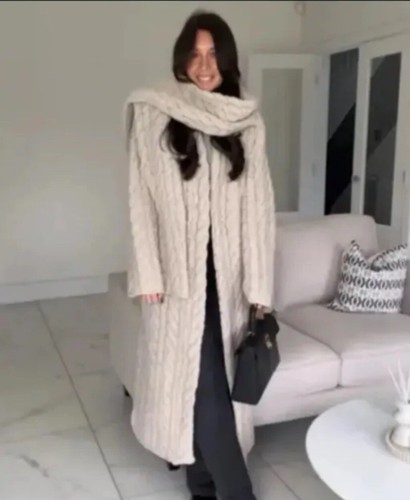 Zara cable knit 100 - cable-knit, 100%