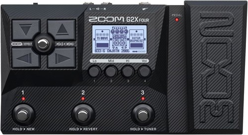 Zoom g2x four guitar effects - zoom,