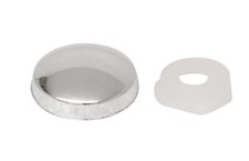 CHROME PLASTIC DOME SCREW