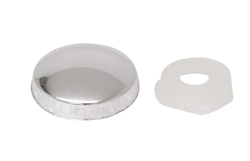 Chrome plastic dome screw - chrome,