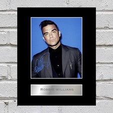 Robbie Williams John Signed