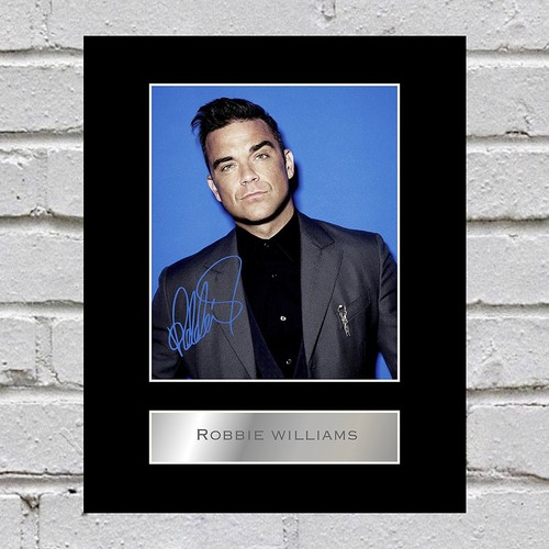 Robbie williams john signed - robbie,