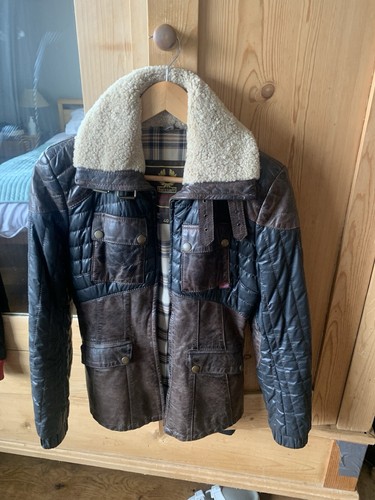 Belstaff leather jacket - belstaff,