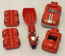 LEGO DUPLO Red Vehicle Bundle