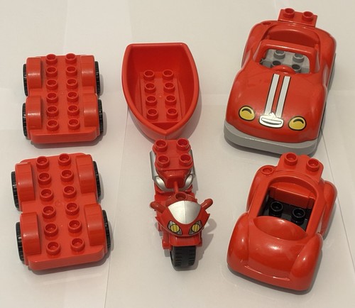 Lego duplo red vehicle - red,