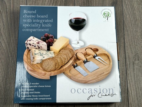 Occasion wooden round cheese - occasion,