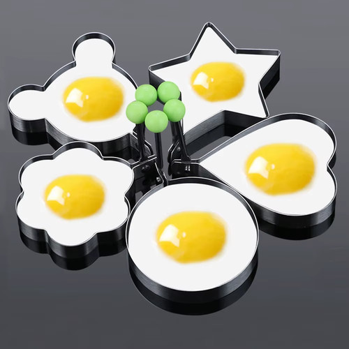 5pcs stainless steel eggs - stainless,
