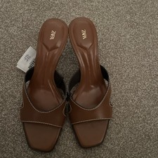 BNWT Zara Leather Padded