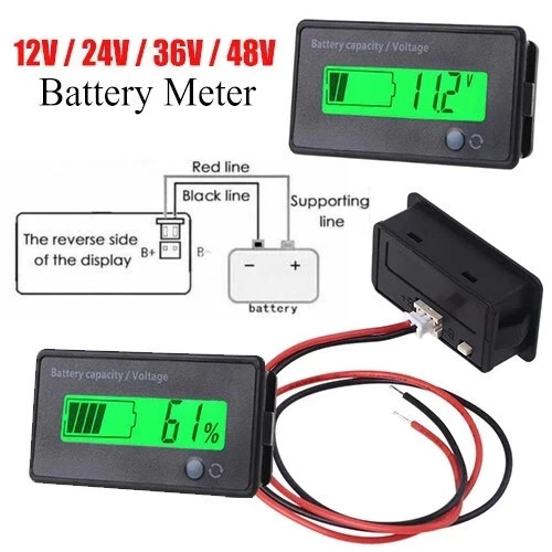 Lcd digital 12v - 12v, charge