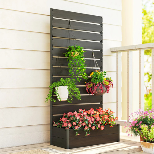 Raised garden bed trellis - raised,
