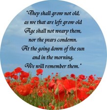 Poppy Badge Remembrance Day