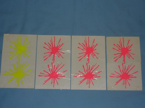 Car splat stickers vintage - 'splat',