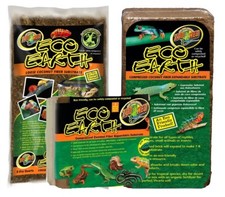 ZooMed Eco Earth Coco Brick Block 1 or 3 Pack Vivarium Terrarium Substrate Bed