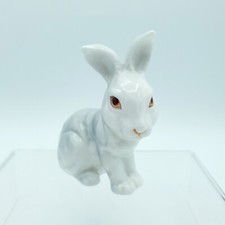 Vintage Rabbit figurine white