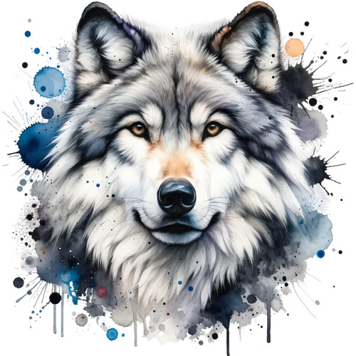 Grey arctic wolf vinyl - grey,