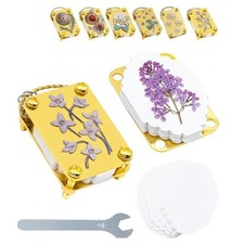 Mini flower press keychain - mini,