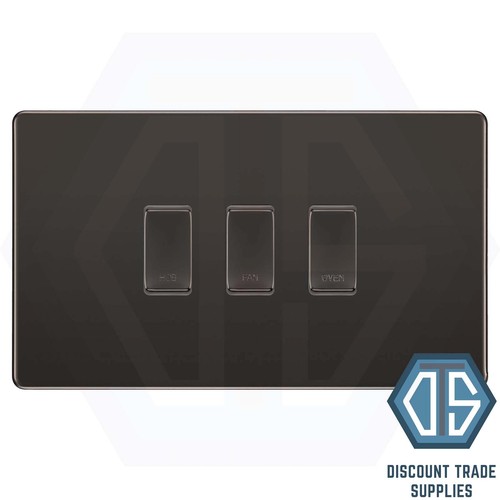 Black nickel screwless - bg,