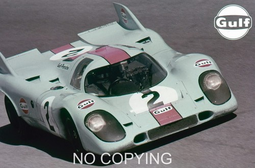 Gulf racing porsche 917 - racing, slide
