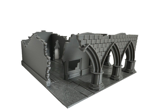 Remelle archway ruins - archway,
