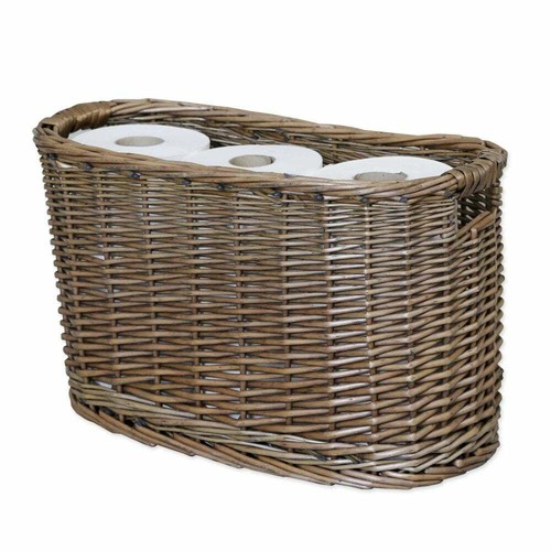 Antique wash oval - antique, wicker