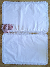 PAIR of VINTAGE BRODERIE