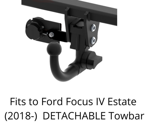 Detachable tow bar for - detachable, ford