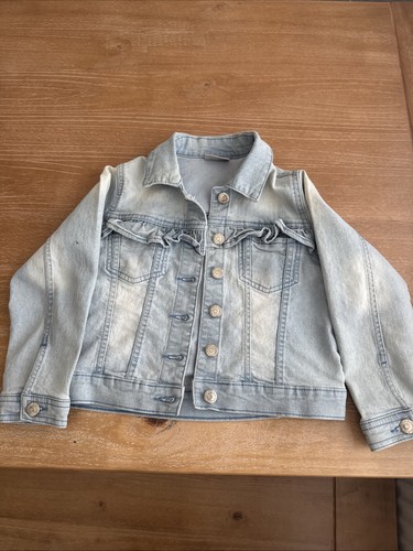 Girls denim jacket size - jacket, 7