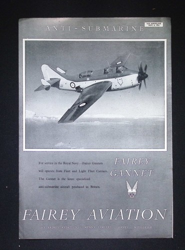 Original 1953 advert fairey - advert,