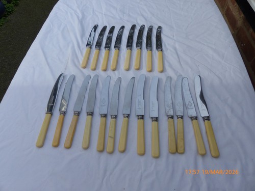 Vintage faux bone handle - 21,