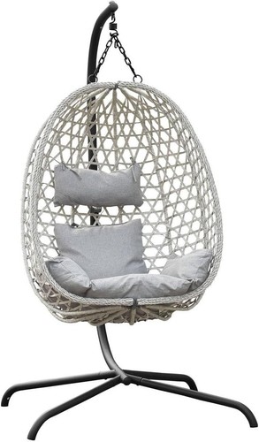 Hanging egg chair - with, stand